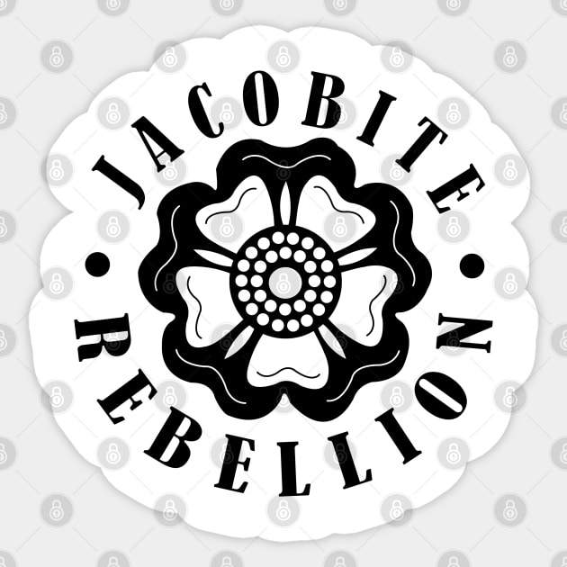 Jacobite Rebellion! Sticker by DickinsonDesign